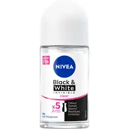Albert Heijn NIVEA Black & white original deodorant roller aanbieding