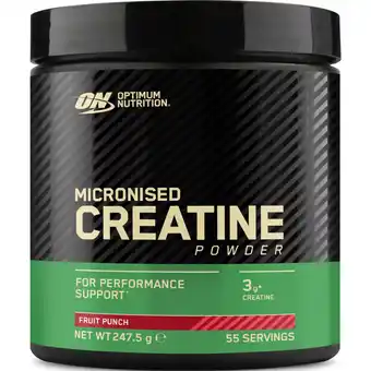 Albert Heijn Optimum Nutrition Creatine powder fruit punch aanbieding