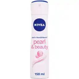 Albert Heijn NIVEA Pearl & beauty anti transpirant spray aanbieding
