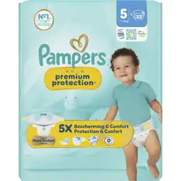 Albert Heijn Pampers Premium protection luiers maat 5 aanbieding