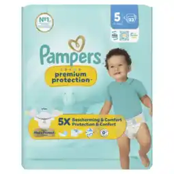 Albert Heijn Pampers Premium protection luiers maat 5 aanbieding