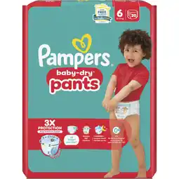 Albert Heijn Pampers Baby dry pants luierbroekjes maat 6 aanbieding