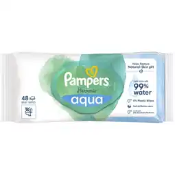 Albert Heijn Pampers Harmonie aqua babydoekjes aanbieding
