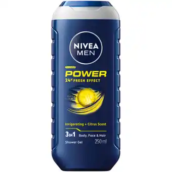 Albert Heijn NIVEA Men power refresh douchegel aanbieding