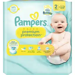 Albert Heijn Pampers Premium protection luiers maat 2 aanbieding
