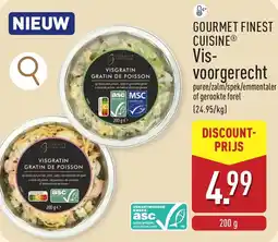 ALDI Gourmet Finest Cuisine Vis Voorgerecht aanbieding
