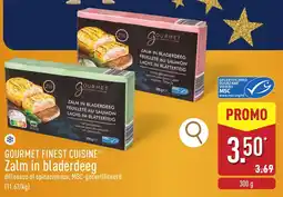 ALDI Gourmet Finest Cuisine Zalm in Bladerdeeg aanbieding