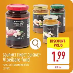 ALDI Gourmet Finest Cuisine Vloeibare Fond aanbieding