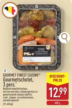 ALDI Gourmetschotel aanbieding