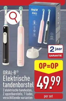ALDI Oral-B Elektrische Tandenborstel aanbieding