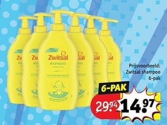 Kruidvat Zwitsal shampoo aanbieding