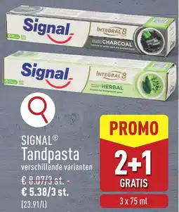 ALDI Signal Tandpasta aanbieding