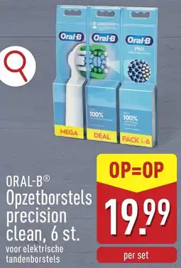 ALDI Oral-B Opzetborstels precision clean aanbieding