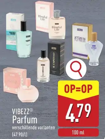 ALDI Vibezz Parfum aanbieding