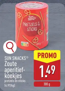 ALDI Sun Snacks Zoute Aperitief Koekjes aanbieding
