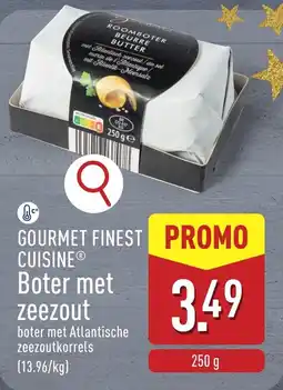 ALDI Gourmet Finest Cuisine Boter met Zeezout aanbieding