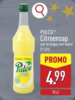 ALDI Pulco Citroensap aanbieding