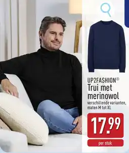 ALDI Up2fashion Trui met Merinowol aanbieding