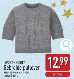 ALDI Up2fashion Gebreide pullover aanbieding