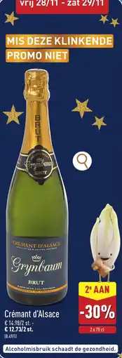 ALDI Crémant d'Alsace aanbieding