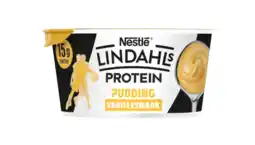 Albert Heijn Lindahls Protein pudding vanillesmaak aanbieding
