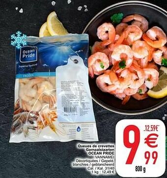 Cora Queues de crevettes garnaalstaarten ocean pride vannamei aanbieding