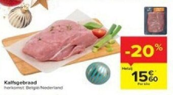 Carrefour Kalfsgebraad aanbieding