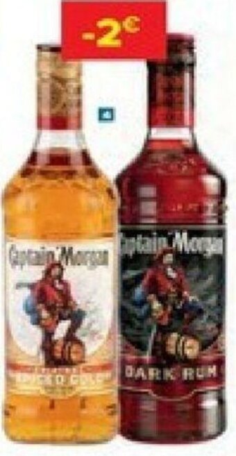 Carrefour Rum Captain Morgan aanbieding