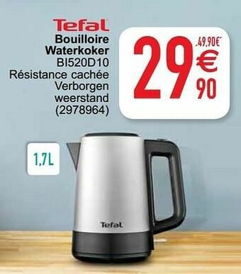 Tefal bouilloire waterkoker bi520d10