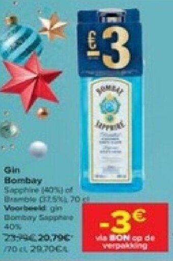 Carrefour Gin Bombay aanbieding