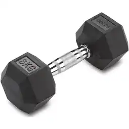 Decathlon Paar Zeshoekige Halters voor Crosstraining en Bodybuilding INDIGO Zwart 6 kg aanbieding