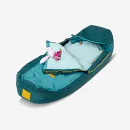 Decathlon Erg warme voetenzak voor baby's waterdicht meegroeiend -25°C turquoise aanbieding