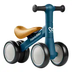 Decathlon Walker – Loopfiets zonder pedalen, 10–24 mnd, 4 wielen. Navy aanbieding