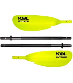 Decathlon Kol Outdoor 4-delige aluminium peddel voor kajak aanbieding