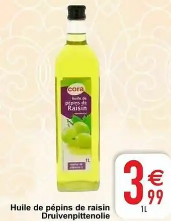 Cora Huile de pépins de raisin druivenpittenolie aanbieding