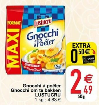 Cora Gnocchi à poêler gnocchi om te bakken lustucru aanbieding