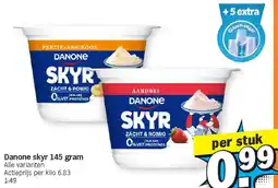 Albert Heijn Danone skyr 145 gram aanbieding