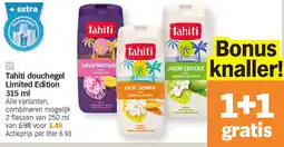 Albert Heijn Tahiti douchegel Limited Edition 315 ml aanbieding