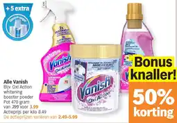 Albert Heijn Alle Vanish aanbieding