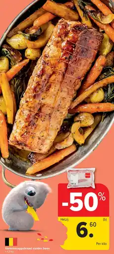 Carrefour Varkensruggebraad zonder been aanbieding