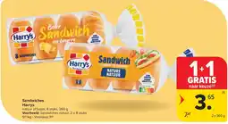 Carrefour Sandwiches Harrys aanbieding