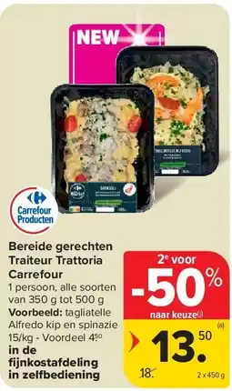 Carrefour Bereide gerechten Traiteur Trattoria Carrefour aanbieding