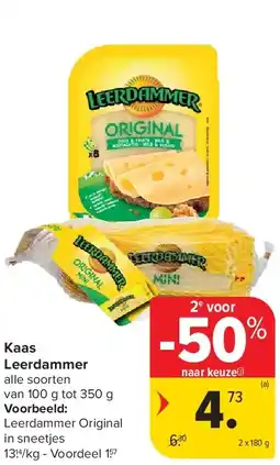 Carrefour Kaas Leerdammer aanbieding