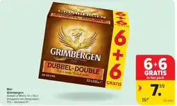 Carrefour Bier Grimbergen aanbieding