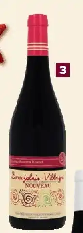 Carrefour Beaujolais-Villages Nouveau La Cave d’Augustin Florent aanbieding
