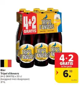 Carrefour Bier Tripel d’Anvers aanbieding