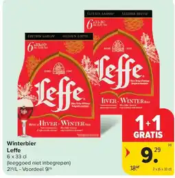 Carrefour Winterbier Leffe aanbieding