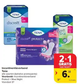 Carrefour Incontinentieverband Tena aanbieding