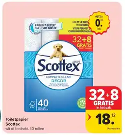 Carrefour Toiletpapier Scottex aanbieding