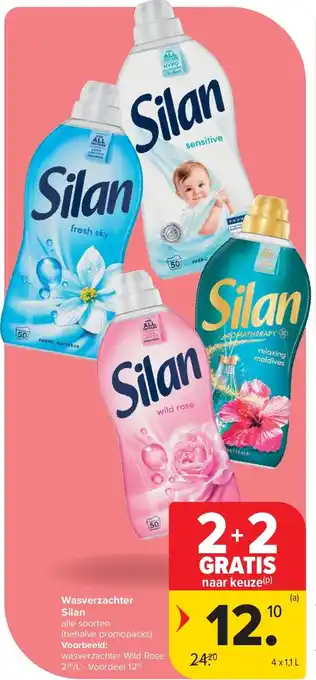 Carrefour Wasverzachter Silan aanbieding